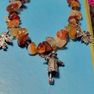 Autumn Charm Bracelet with Silver Accents